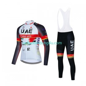 Set Langarmtrikot + Trägerhose Lange 2021 UAE Team Emirates N001